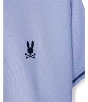 Psycho Bunny Little/Big Boys 7-20 Short Sleeve Pique Polo Shirt