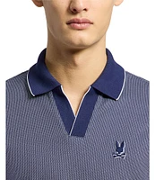 Psycho Bunny Mackay Jacquard Short Sleeve Polo Shirt