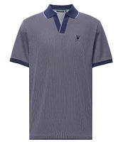 Psycho Bunny Mackay Jacquard Short Sleeve Polo Shirt