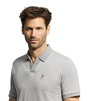 Psycho Bunny Mackay Jacquard Short Sleeve Polo Shirt