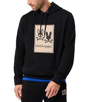 Psycho Bunny Monroe Twill Patch Fleece Hoodie