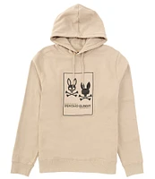 Psycho Bunny Monroe Twill Patch Fleece Hoodie