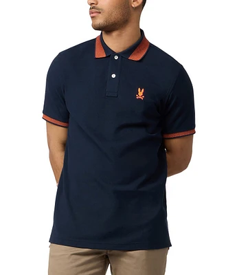 Psycho Bunny Montebello Pique Short Sleeve Polo Shirt