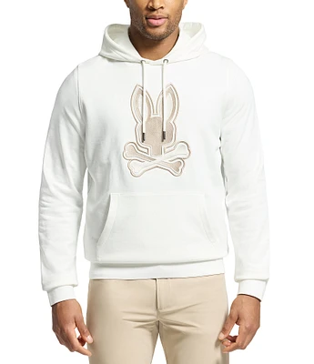 Psycho Bunny New Castle French Terry Large Embroidered Logo Hoodie