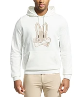 Psycho Bunny New Castle French Terry Large Embroidered Logo Hoodie