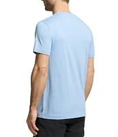 Psycho Bunny New Castle Graphic Short Sleeve Large Embroidered Logo T-Shirt