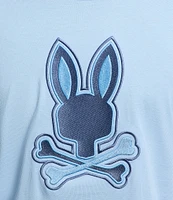 Psycho Bunny New Castle Graphic Short Sleeve Large Embroidered Logo T-Shirt