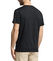 Psycho Bunny New Castle Graphic Short Sleeve Large Embroidered Logo T-Shirt