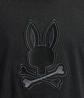 Psycho Bunny New Castle Graphic Short Sleeve Large Embroidered Logo T-Shirt