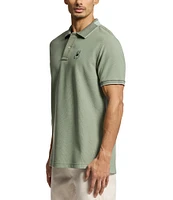 Psycho Bunny New Castle Pique Short Sleeve Contrast Collar Polo Shirt