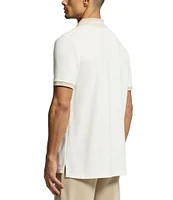Psycho Bunny New Castle Pique Short Sleeve Contrast Collar Polo Shirt