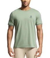 Psycho Bunny New Castle Short Sleeve Mini Embroidered Logo T-Shirt