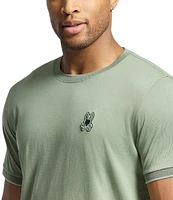 Psycho Bunny New Castle Short Sleeve Mini Embroidered Logo T-Shirt