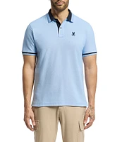Psycho Bunny Newman Pique Short Sleeve Polo Shirt