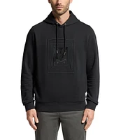 Psycho Bunny Oak City Lightweight Tonal Embroidered Logo Hoodie