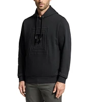 Psycho Bunny Oak City Lightweight Tonal Embroidered Logo Hoodie