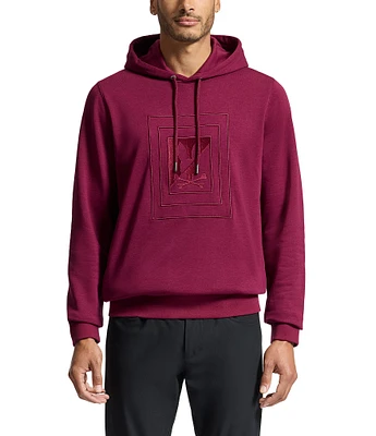 Psycho Bunny Oak City Lightweight Tonal Embroidered Logo Hoodie