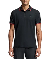 Psycho Bunny Oak City Pique Short Sleeve Polo Shirt