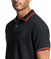 Psycho Bunny Oak City Pique Short Sleeve Polo Shirt