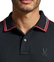 Psycho Bunny Oak City Pique Short Sleeve Polo Shirt