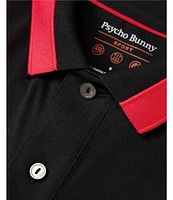 Psycho Bunny Performance Stretch Bellevue Sport Short Sleeve Polo Shirt