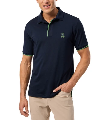 Psycho Bunny Performance Stretch Edmonds Sport Short Sleeve Polo Shirt