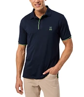 Psycho Bunny Performance Stretch Edmonds Sport Short Sleeve Polo Shirt