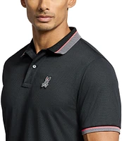 Psycho Bunny Performance Stretch Stratton Sport Pique Short Sleeve Polo Shirt