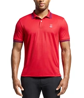 Psycho Bunny Performance Stretch Stratton Sport Pique Short Sleeve Polo Shirt