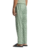 Psycho Bunny Printed Woven Poplin Pajama Pants