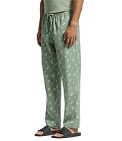 Psycho Bunny Printed Woven Poplin Pajama Pants