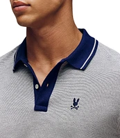 Psycho Bunny Quinton Textured Pique Short Sleeve Polo Shirt
