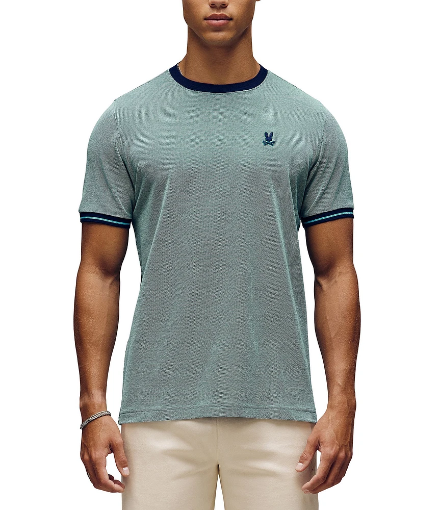 Psycho Bunny Quinton Textured Short Sleeve T-Shirt