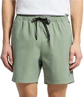 Psycho Bunny Samos Hydro Chromic 5 3/4#double; Inseam Printed Swim Trunks