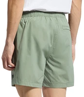 Psycho Bunny Samos Hydro Chromic 5 3/4#double; Inseam Printed Swim Trunks