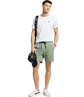 Psycho Bunny Samos Hydro Chromic 5 3/4#double; Inseam Printed Swim Trunks