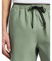 Psycho Bunny Samos Hydro Chromic 5 3/4#double; Inseam Printed Swim Trunks