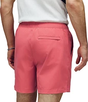 Psycho Bunny Samos Hydro Chromic 5 3/4#double; Inseam Printed Swim Trunks