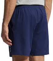 Psycho Bunny Samos Hydro Chromic 5 3/4#double; Inseam Printed Swim Trunks