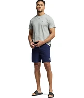 Psycho Bunny Samos Hydro Chromic 5 3/4#double; Inseam Printed Swim Trunks