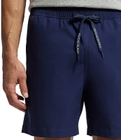 Psycho Bunny Samos Hydro Chromic 5 3/4#double; Inseam Printed Swim Trunks