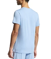 Psycho Bunny Short Sleeve Jersey Pocket Embroidered Bunny Lounge T-Shirt