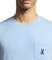 Psycho Bunny Short Sleeve Jersey Pocket Embroidered Bunny Lounge T-Shirt
