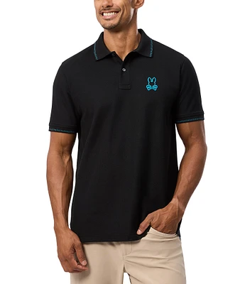 Psycho Bunny Stanwood Pique Short Sleeve Polo Shirt