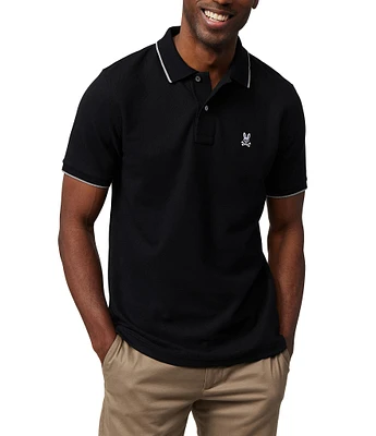 Psycho Bunny Troy Pique Short Sleeve Polo Shirt