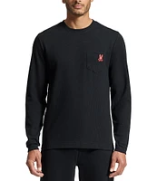 Psycho Bunny Vail Long Sleeve Bunny Waffle Lounge T-Shirt