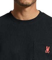 Psycho Bunny Vail Long Sleeve Bunny Waffle Lounge T-Shirt