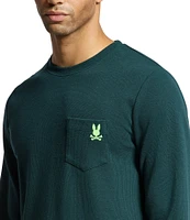 Psycho Bunny Vail Long Sleeve Bunny Waffle Lounge T-Shirt