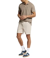 Psycho Bunny Willis Stretch Tencel 7#double; Inseam Shorts