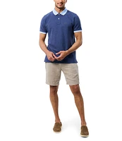 Psycho Bunny Windcrest Linen 7#double; Inseam Shorts